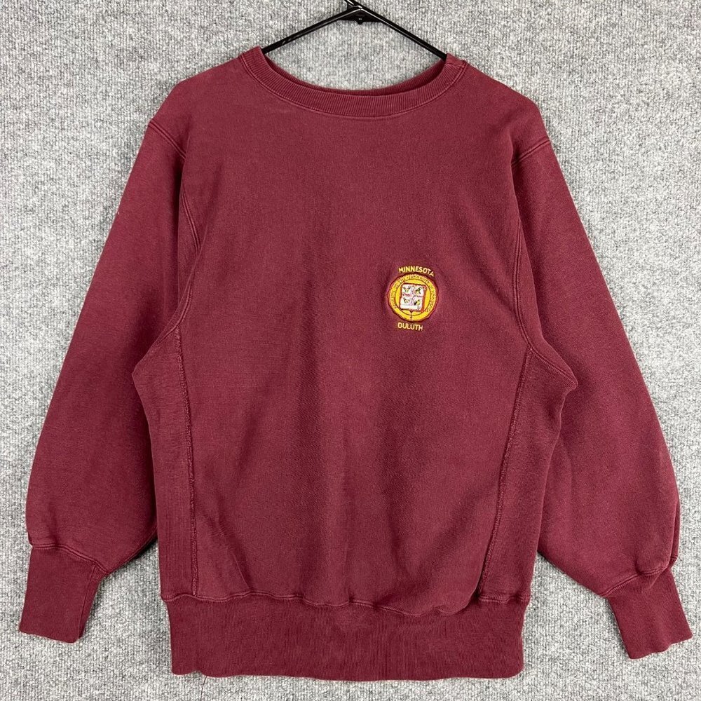 Vintage 90s‎ Champion Reverse Weave University Of Minnesota Duluth Sweatshirt L